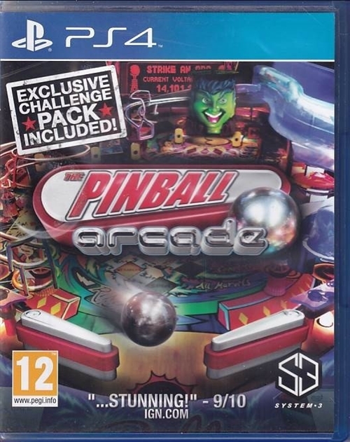 The Pinball Arcade - PS4 (B Grade) (Genbrug)